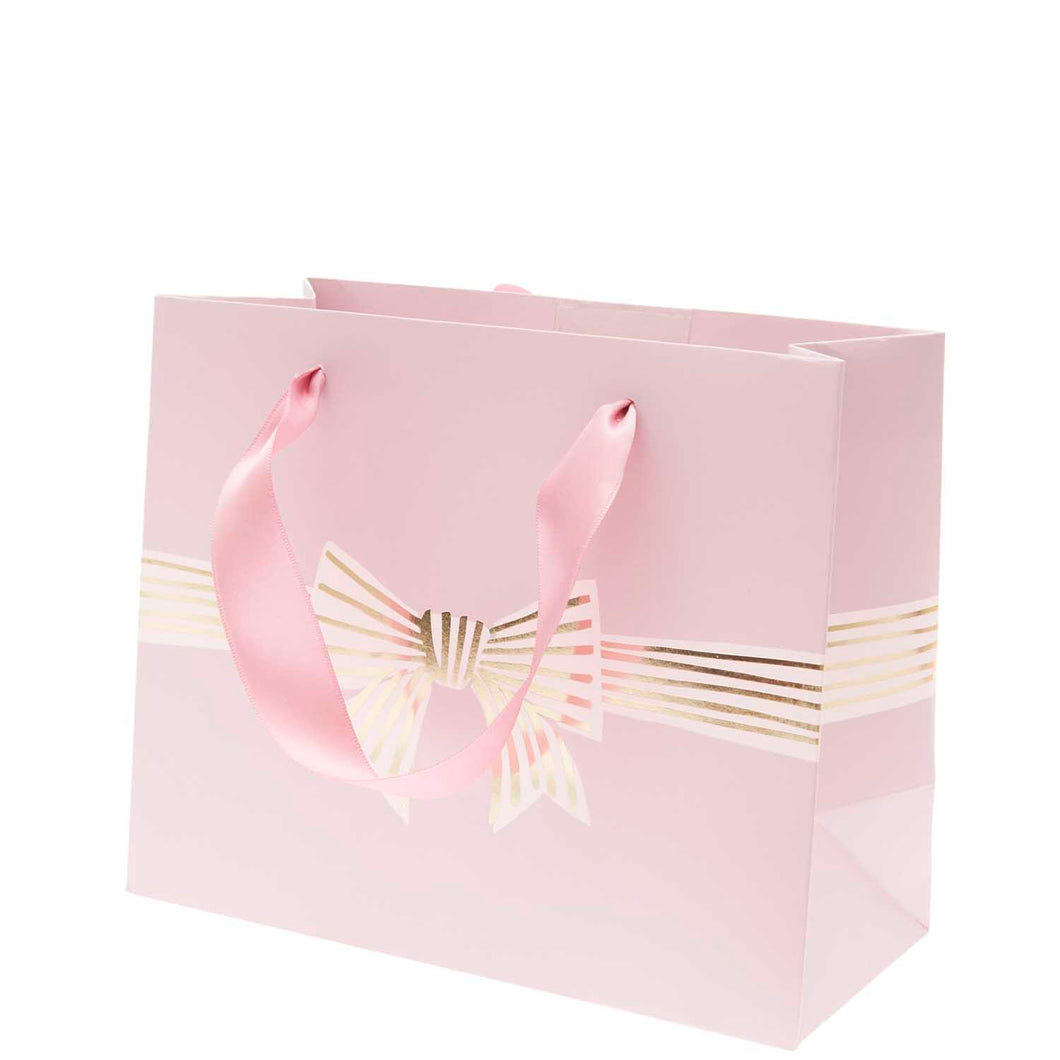 Medium Pink Bow Gift Bag