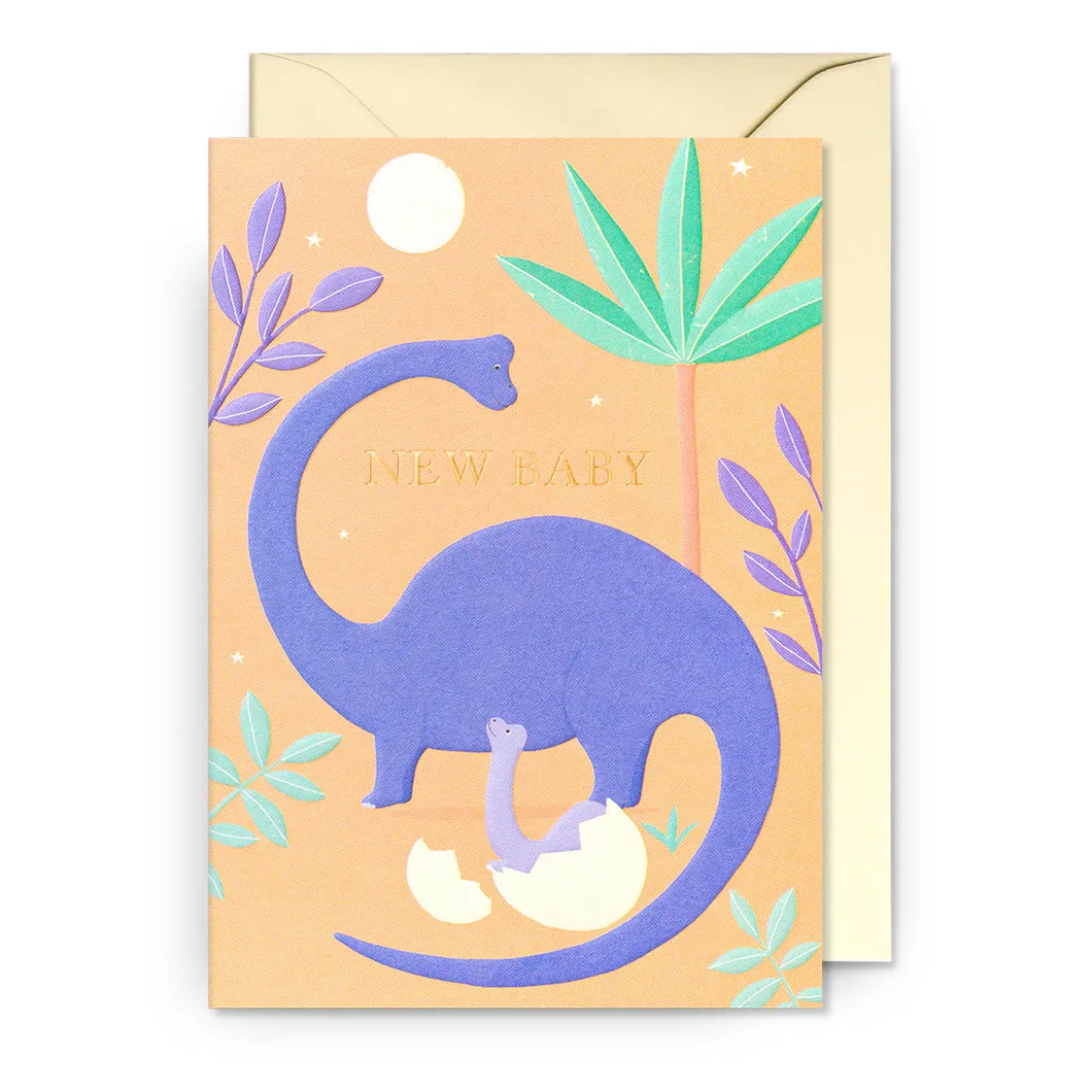 New Baby Dinosaur Card