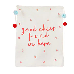 Good Cheer Found In Here Present Sack