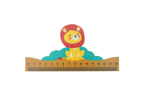 Wooden Lion Ruler