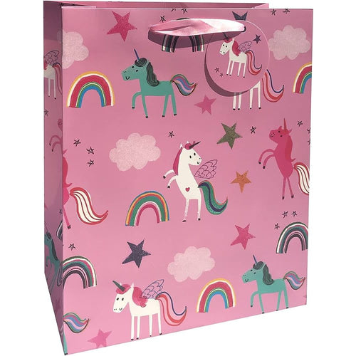 Large Pink Unicorn Gift Bag