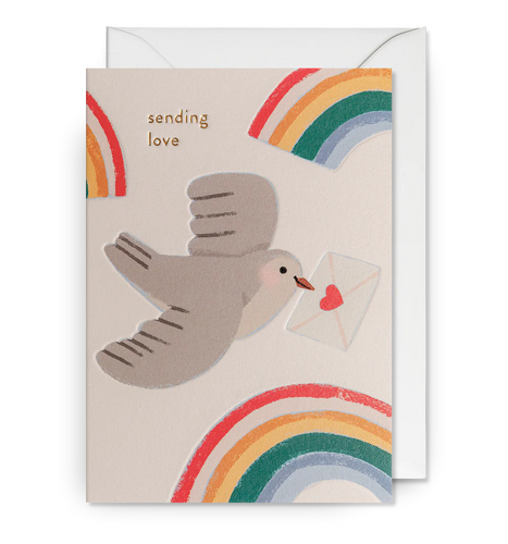 Sending Love Dove Card