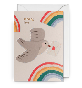 Sending Love Dove Card