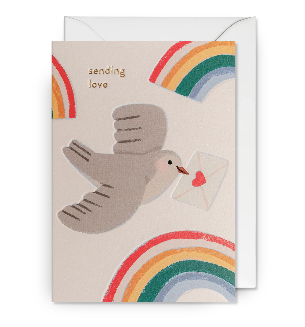 Sending Love Dove Card