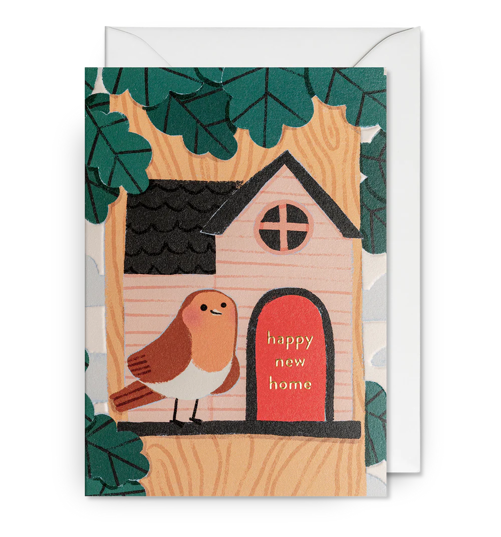 Little Bird House New Home Card