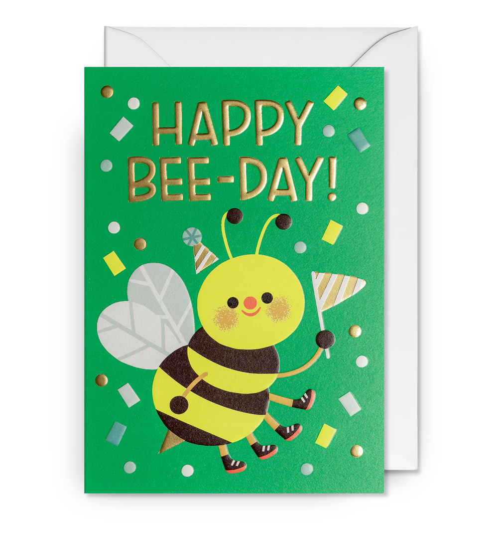 Happy Bee-Day! Birthday Card