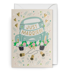 Just Married! Wedding Card