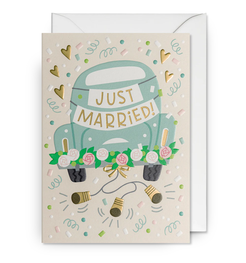 Just Married! Wedding Card