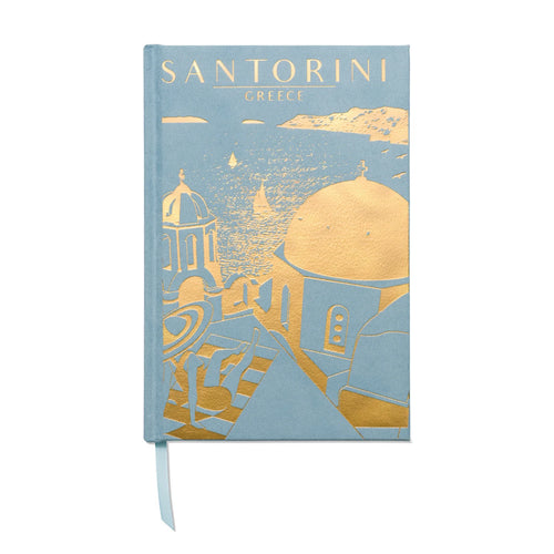 Santorini Suedette Journal