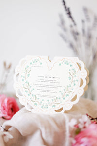 Just Married Heart Card