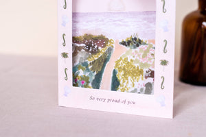 Proud Of You Beach Arch Window Card