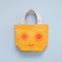 Load image into Gallery viewer, Yellow Little Sunshine Eyes Bag