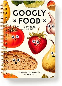 Googly Food Sticker Book