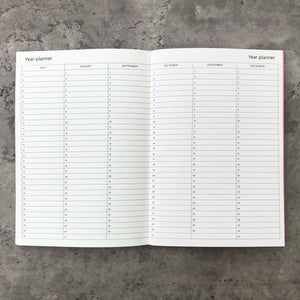 Pink Stripe 2024 Planner