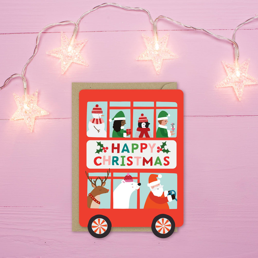 Santa's Bus Card