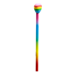 Rainbow Heart Pencil & Eraser Topper