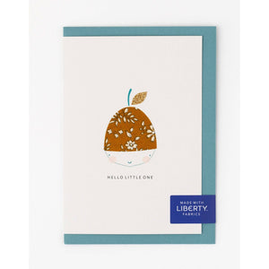 Liberty Acorn New Baby Card