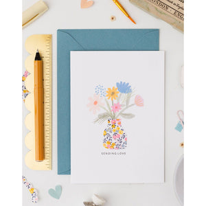 Liberty Flowers Card