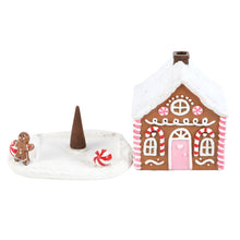 Load image into Gallery viewer, Gingerbread House Incense Cone Burner