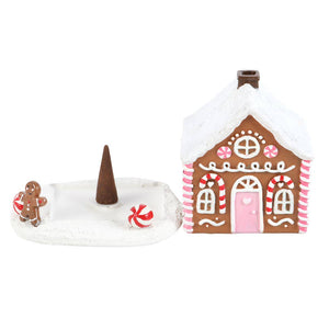 Gingerbread House Incense Cone Burner