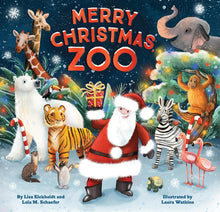 Load image into Gallery viewer, Merry Christmas Zoo Book