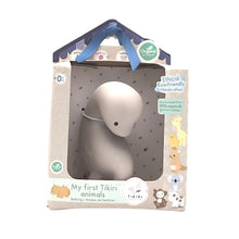 Load image into Gallery viewer, Boxed Brachiosaurus Natural Rubber Rattle &amp; Bath Toy