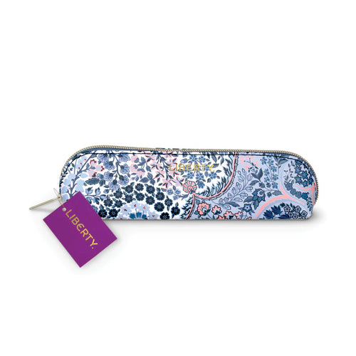 Liberty Tanjore Gardens Blue Pencil Case