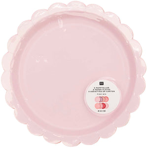 Shades Of Pink Scallop Plates