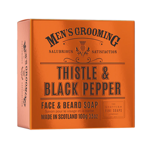 Thistle & Black Pepper Face & Beard Soap