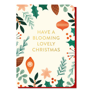 Lovely Christmas Foliage Seedstick Card