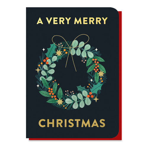 Christmas Wreath Seedstick Card