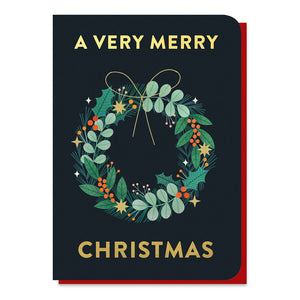 Christmas Wreath Seedstick Card