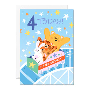 4 Today Rollercoaster Card