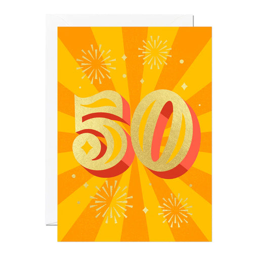 Age 50 Birthday Card