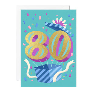 Age 80 Birthday Card