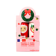 Load image into Gallery viewer, Christmas Garland Set of 2 Lip Balms