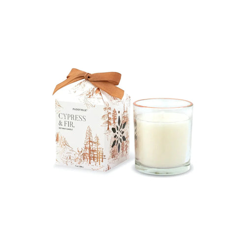 Cypress & Fir Glass Boxed Candle