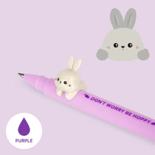 Load image into Gallery viewer, Bunny Purple Gel Pen