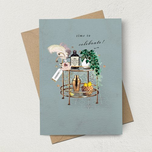 Celebrate Drinks Trolley Card