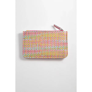 Multi Coloured Weave Card Purse