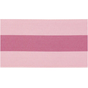 Dusky Pink Stripe Woven Ribbon