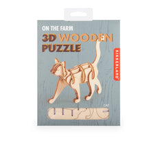 Load image into Gallery viewer, 3D Cat Wooden Puzzle