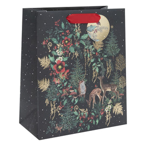 Large Christmas Woodland Gift Bag