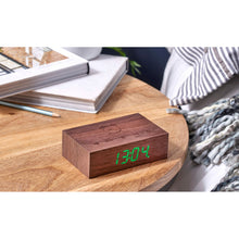 Load image into Gallery viewer, Flip Click Clock: Walnut