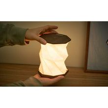 Load image into Gallery viewer, Twist Hexagon Lamp: Walnut