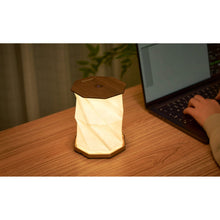 Load image into Gallery viewer, Twist Hexagon Lamp: Walnut