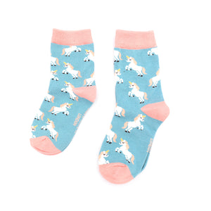 Unicorns Duck Egg Kids Socks