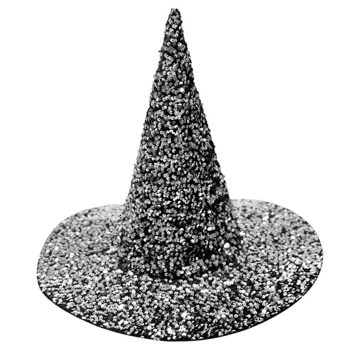 Velvet Sequin Witches Hat