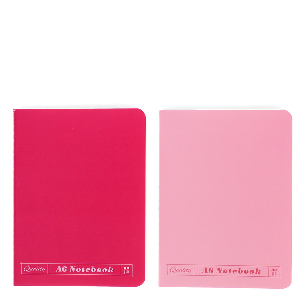 A6 Pink Notebooks