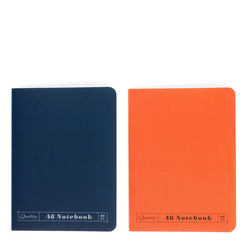 A6 Blue & Orange Notebooks